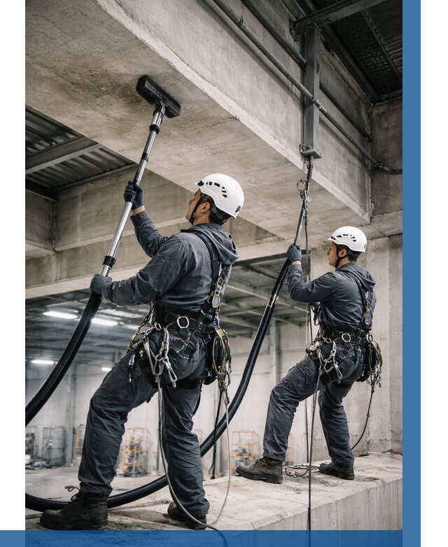 Обеспыливание потолочных конструкций в Биробиджане от 253 р. |ВЫСОТНИК-Брб