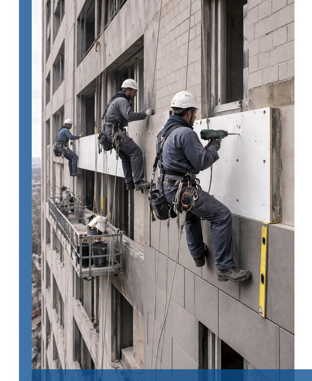 Монтаж фасадных термопанелей высокого качества в Биробиджане