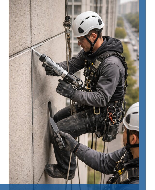 Первичная герметизация швов в Биробиджане от 608 р. | ВЫСОТНИК-Брб