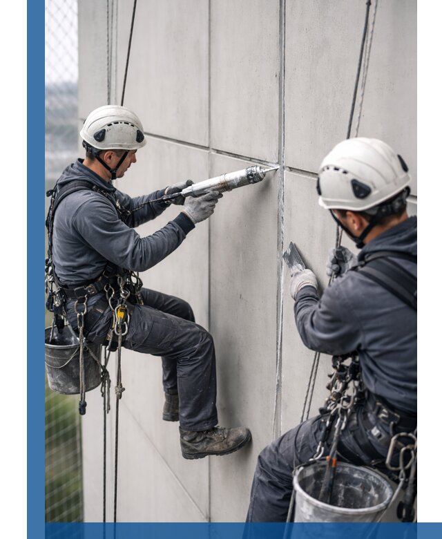 Первичная герметизация швов фасадов и кровель в Биробиджане