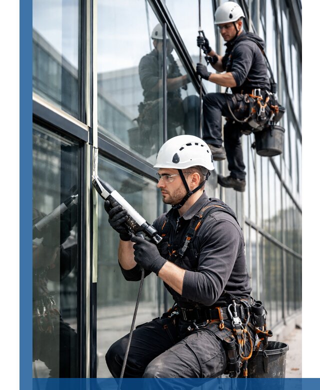 Герметизация витражных швов в Биробиджане для зданий и фасадов