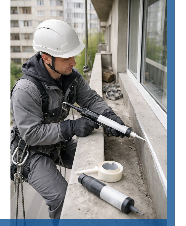 Герметизация швов лоджии в Биробиджане от 4562 р. | ВЫСОТНИК-Брб