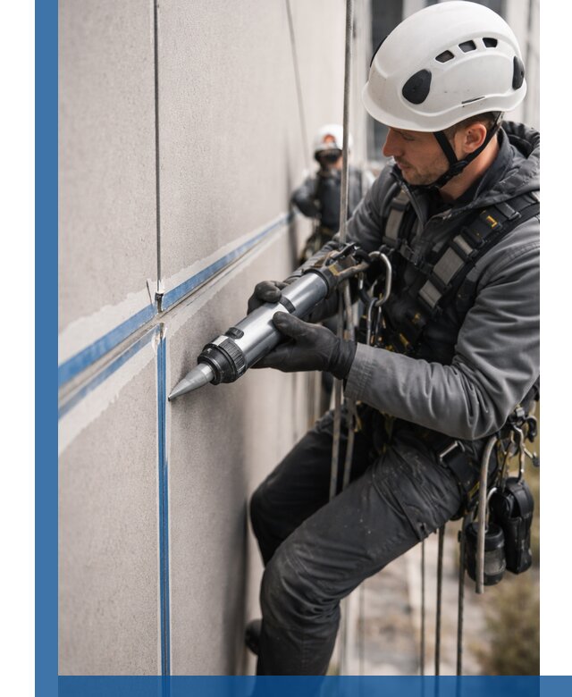 Герметизация стыков фасадных панелей в Биробиджане качественно и быстро