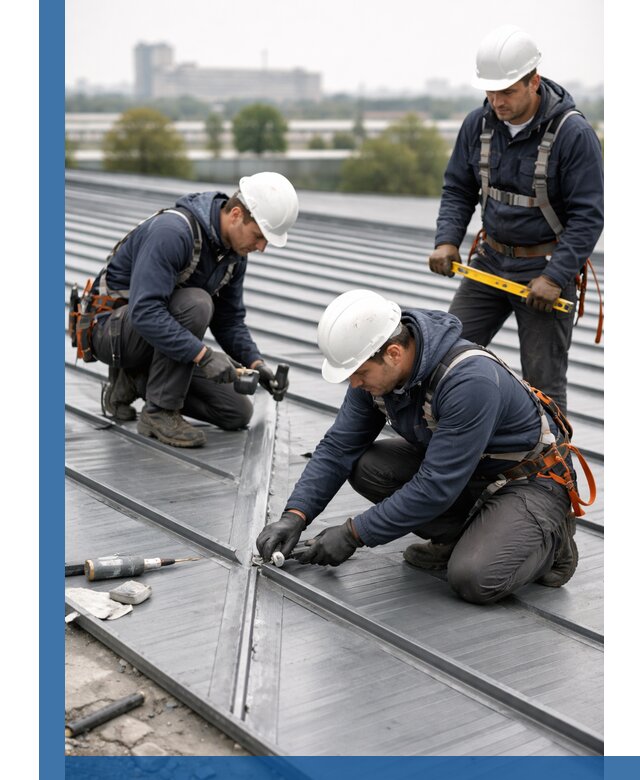 Ремонт фальцевой кровли в Биробиджане срочно и качественно