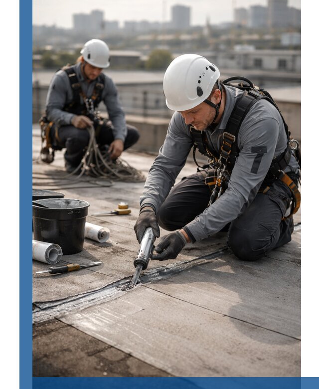 Аварийное и капитальное устранение протечек кровли в Биробиджане