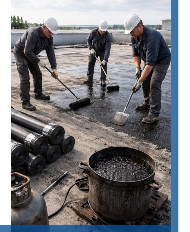 Гидроизоляция кровли мастикой в Биробиджане от 608 р. | ВЫСОТНИК-Брб