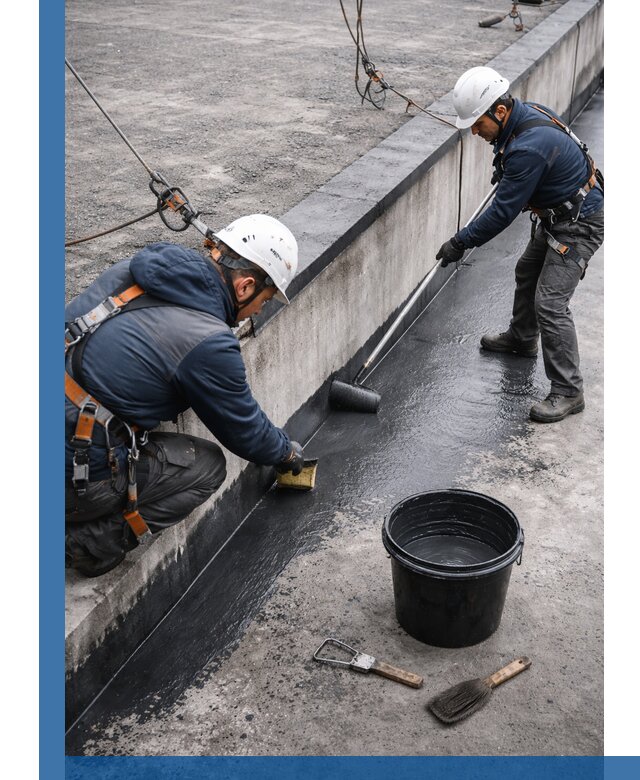 Гидроизоляция кровли жидкой резиной профессионально в Биробиджане