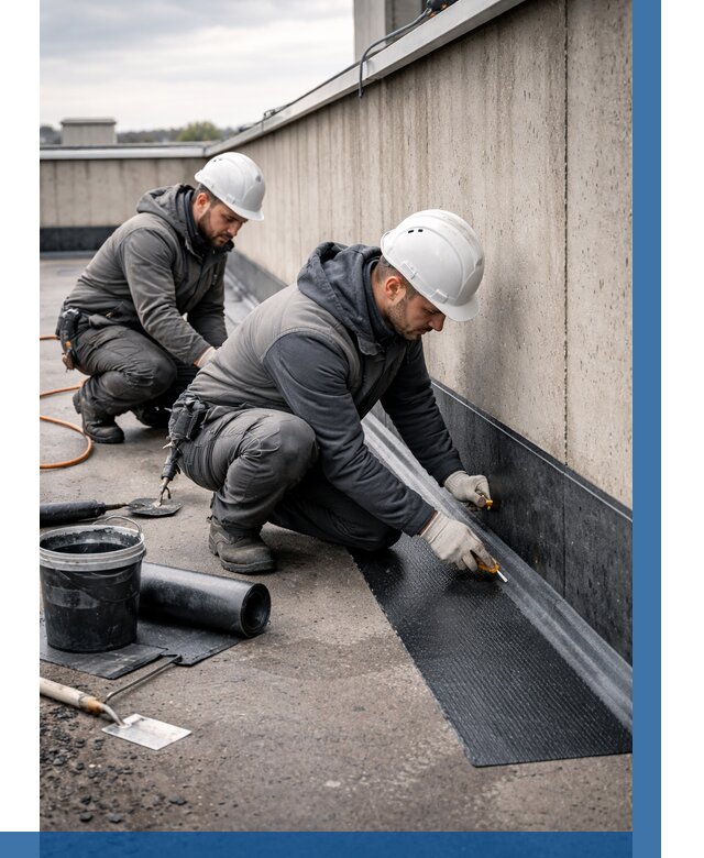 Гидроизоляция примыканий на кровле в Биробиджане от 912 р. | ВЫСОТНИК-Брб