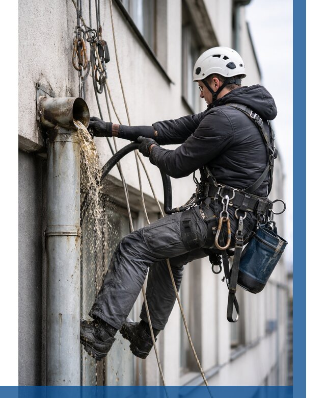 Прочистка водосточных труб в Биробиджане от 3548 р. | ВЫСОТНИК-Брб