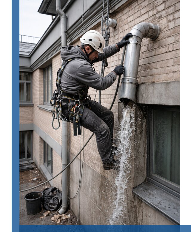 Профессиональная прочистка водосточных труб в Биробиджане с гарантией