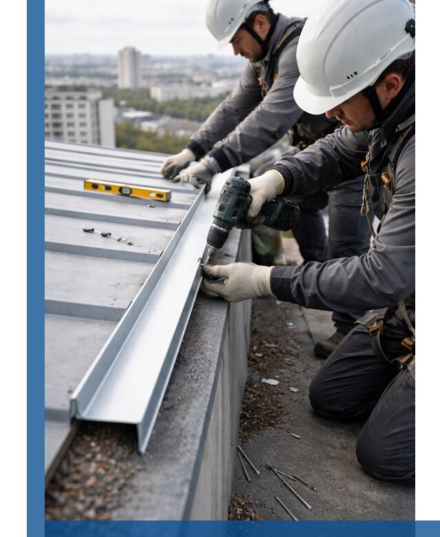 Монтаж капельника на кровле в Биробиджане с гарантией качества