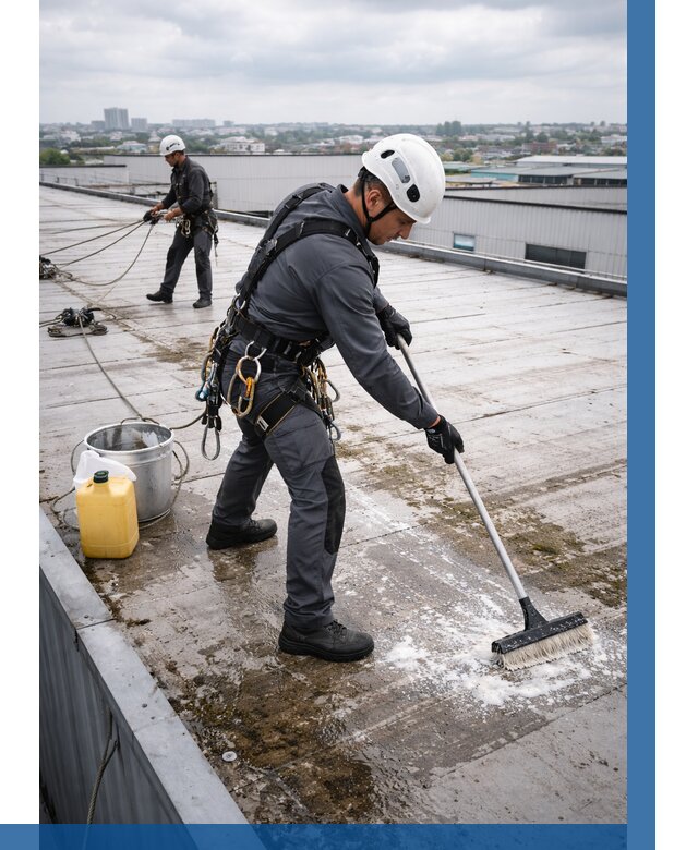 Очистка крыши по графику в Биробиджане от 7604 р. | ВЫСОТНИК-Брб