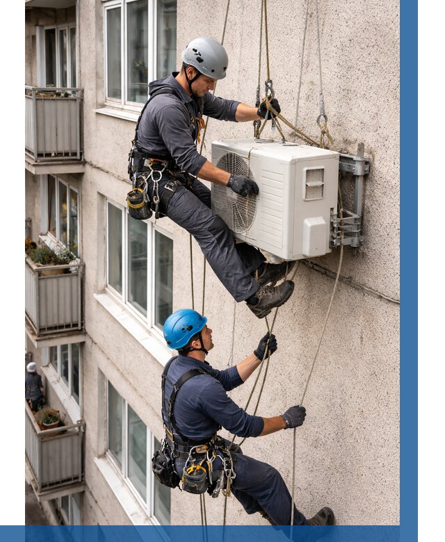 Перенос внешнего блока кондиционера в Биробиджане от 9124 р.| ВЫСОТНИК-Брб