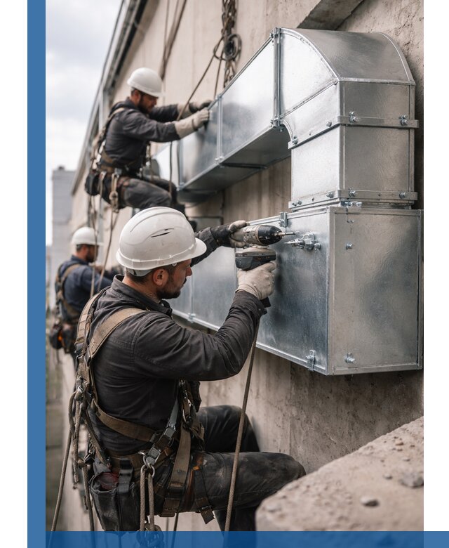 Профессиональный монтаж вентиляционных коробов в Биробиджане под ключ