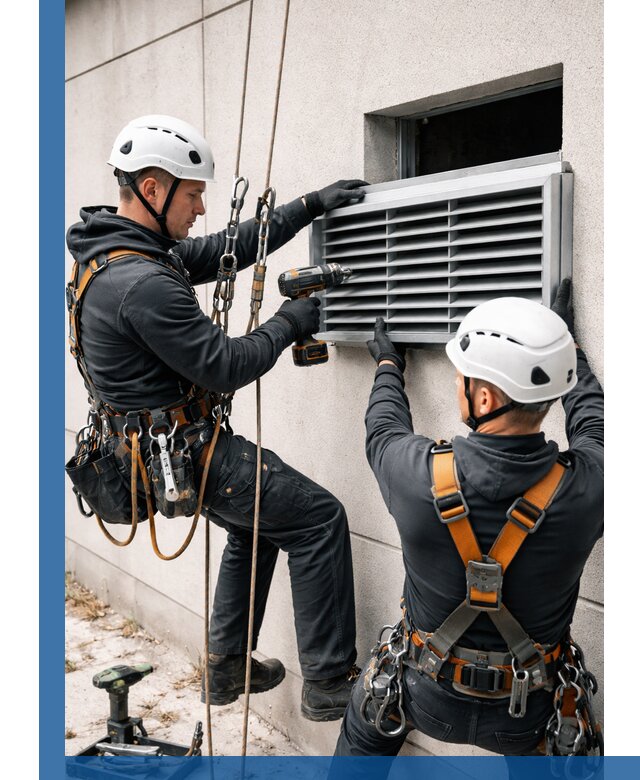 Монтаж вентиляционных решеток в Биробиджане профессиональный сервис