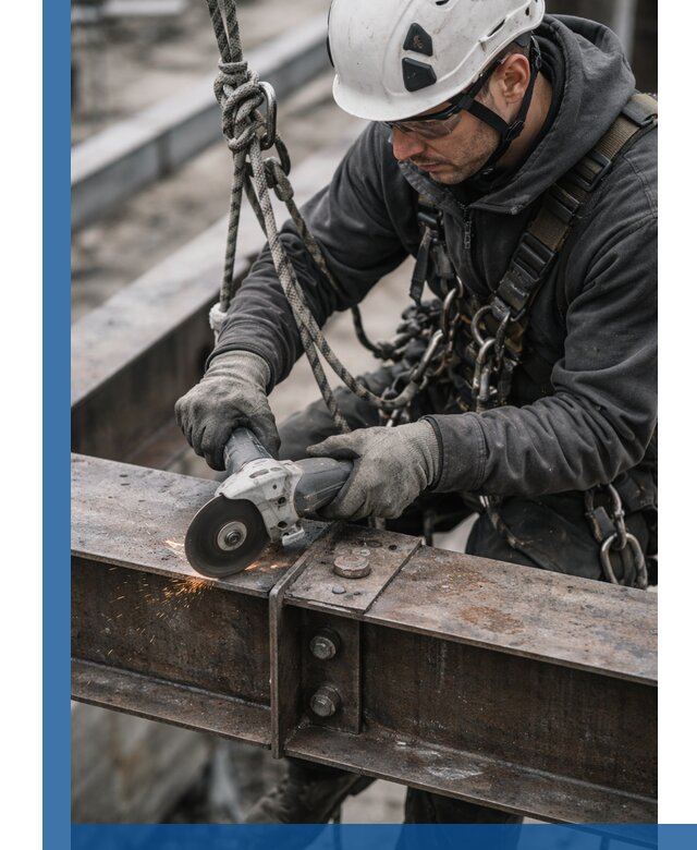 Резка металла на высоте в Биробиджане для зданий и конструкций