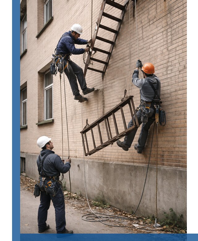 Демонтаж пожарной лестницы в Биробиджане быстро и безопасно
