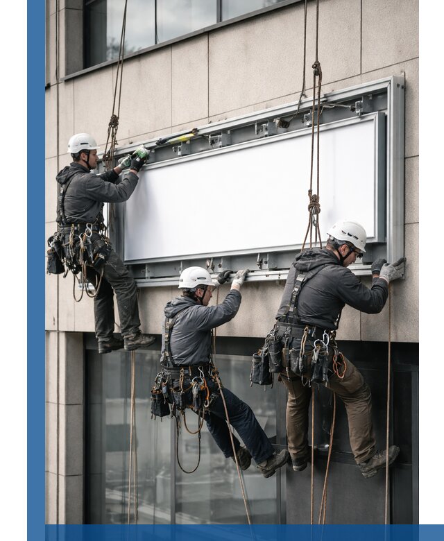 Профессиональный монтаж светового короба под ключ в Биробиджане