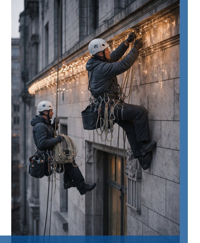 Монтаж новогодней иллюминации в Биробиджане от 8617 р. | ВЫСОТНИК-Брб