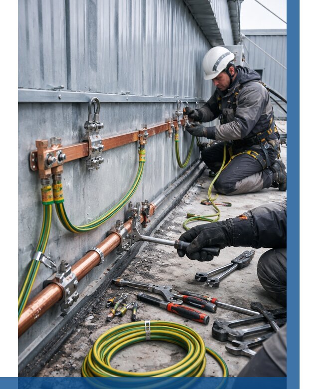 Монтаж заземления здания в Биробиджане от 25345 р. | ВЫСОТНИК-Брб