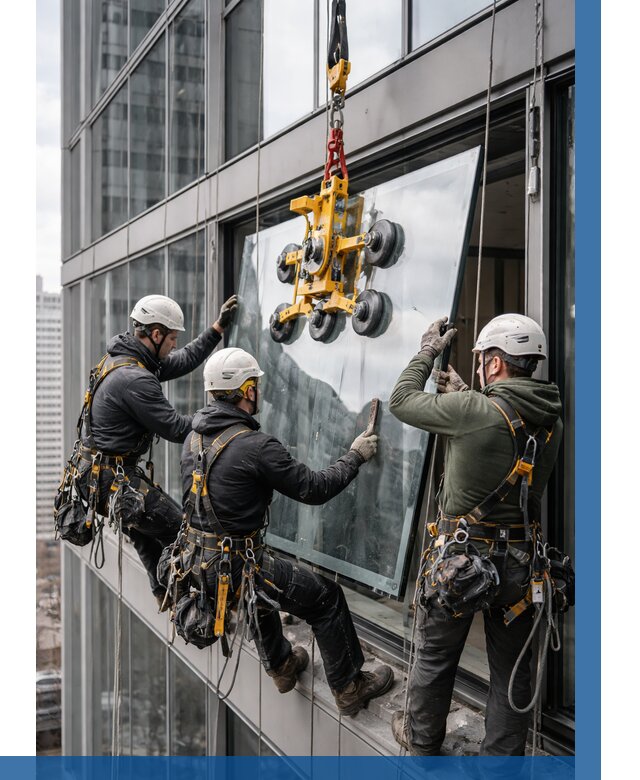 Фасадное остекление зданий под ключ в Биробиджане от 10138 р. | ВЫСОТНИК-Брб