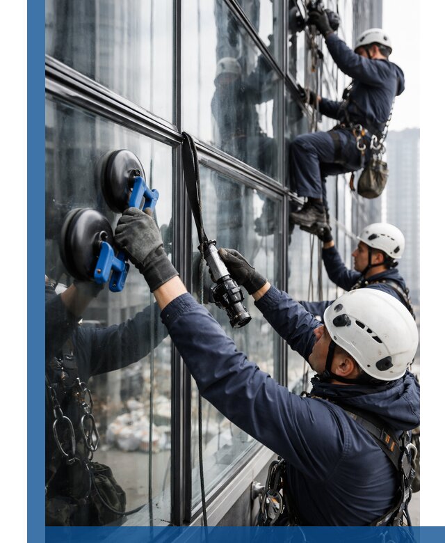 Радиусное остекление фасадов под ключ в Биробиджане с гарантиями