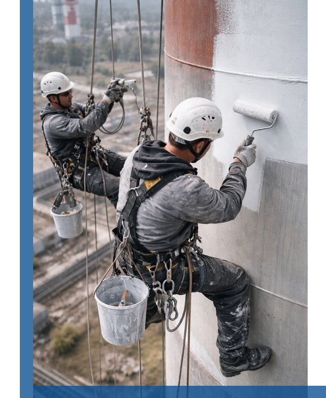 Покраска дымовых труб в Биробиджане: антикоррозийная защита и восстановление