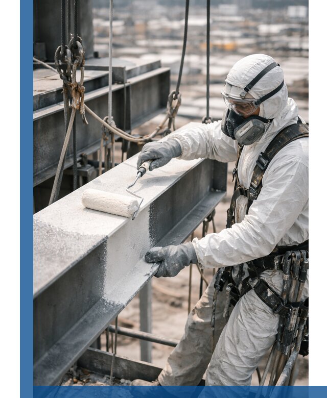 Профессиональная огнезащитная обработка металлоконструкций в Биробиджане