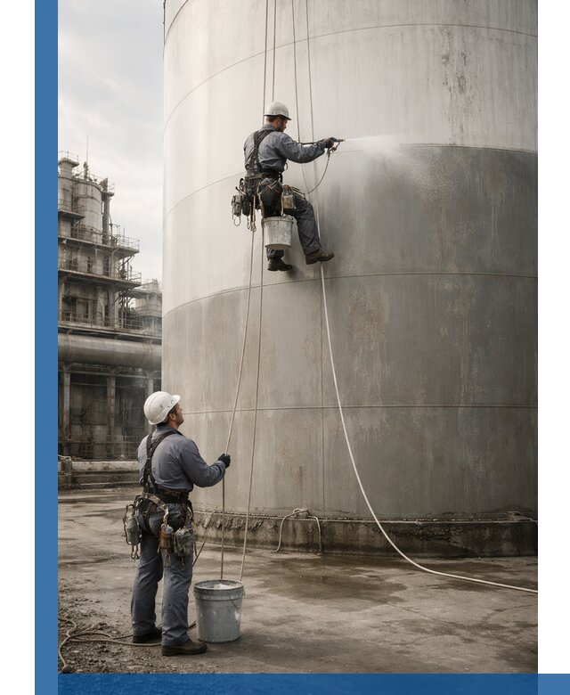 Покраска стальных резервуаров и емкостей в Биробиджане профессионально