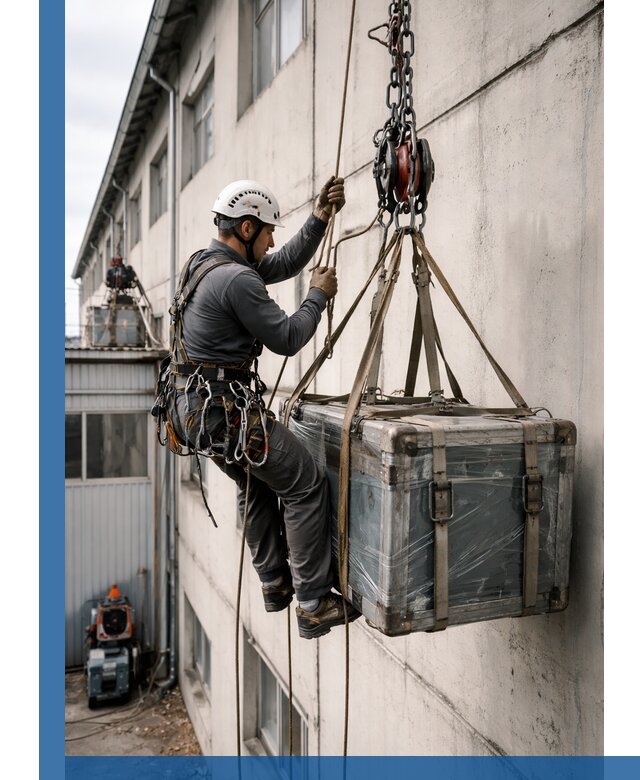 Подъем грузов на высоту в Биробиджане для промышленных объектов