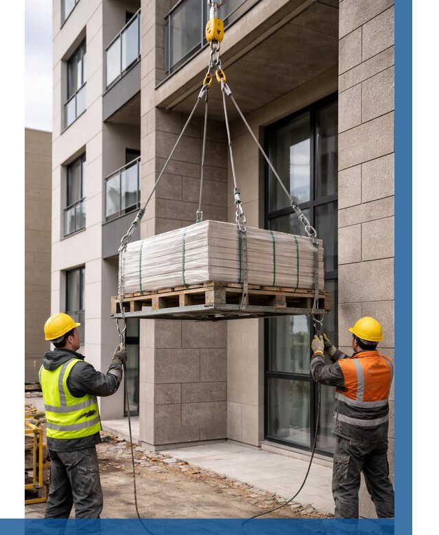 Подъем керамогранита на этаж в Биробиджане от 3548 р. | ВЫСОТНИК-Брб