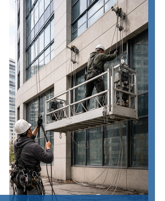 Монтаж и подъем фасадной люльки в Биробиджане от 12166 р. | ВЫСОТНИК-Брб