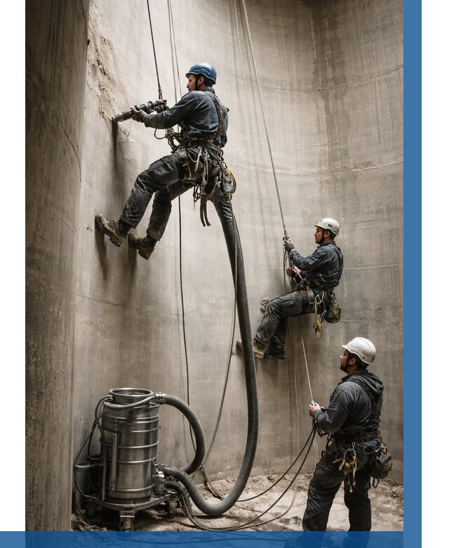 Зачистка силосов в Биробиджане от 4562 р. Договор и смета ВЫСОТНИК-Брб