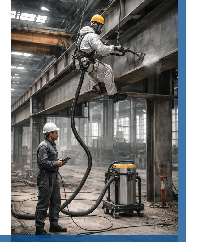 Обеспыливание конструкций в цехе в Биробиджане от 4258 р. | ВЫСОТНИК-Брб