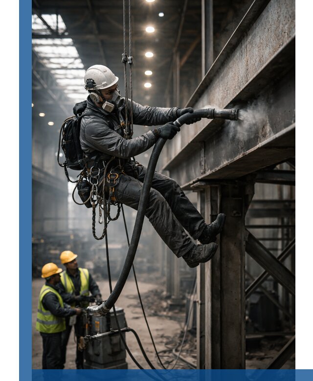 Обеспыливание конструкций в цехах промышленного производства в Биробиджане