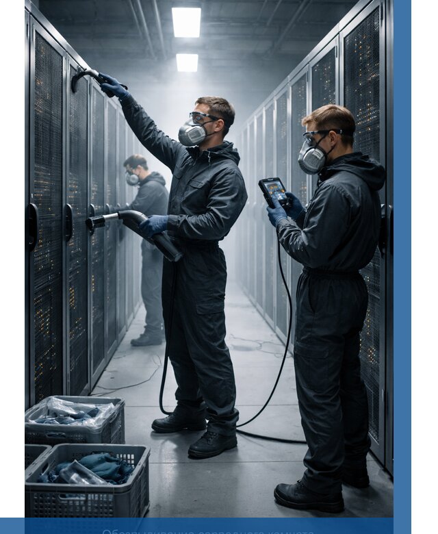 Обеспыливание серверной комнаты в Биробиджане от 4562 р. | ВЫСОТНИК-Брб