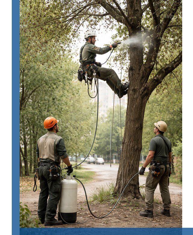 Обработка деревьев от вредителей в Биробиджане профессиональная защита