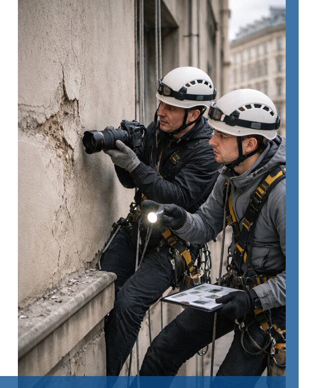 Фотофиксация дефектов фасада в Биробиджане от 4562 р. | ВЫСОТНИК-Брб