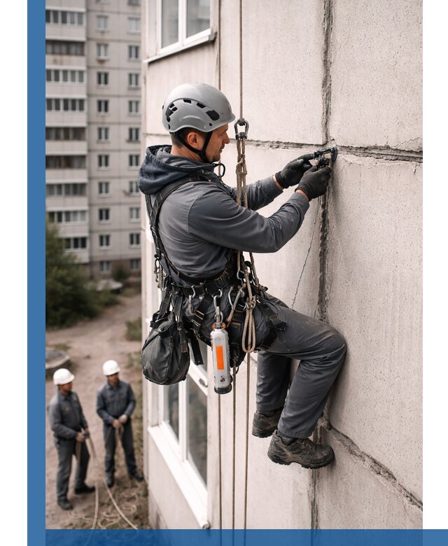 Обследование межпанельных швов и герметизация в Биробиджане