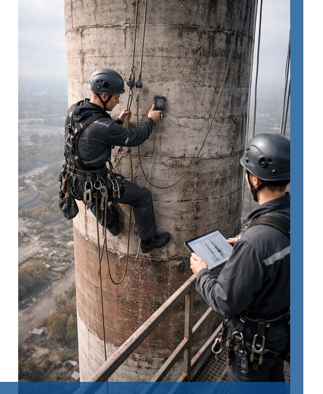 Обследование дымовой трубы в Биробиджане от 8110 р. | ВЫСОТНИК-Брб