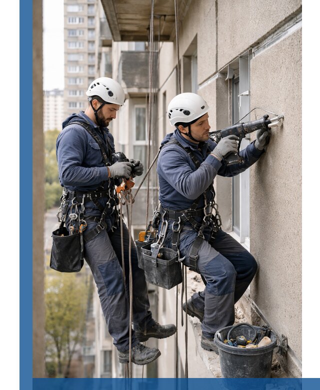 Промышленные альпинисты высотные работы и монтаж в Биробиджане